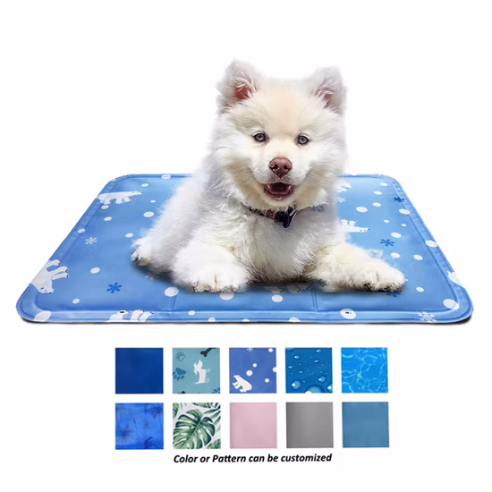 Factory Pet Product Supply Pressure Activated Gel Dog Cooling Mat Pad