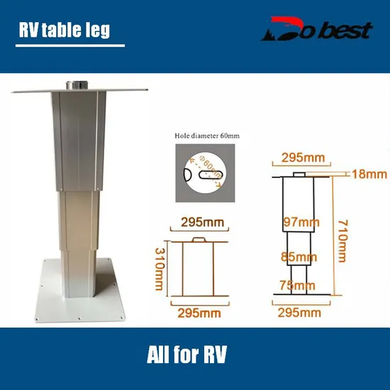 RV bateau camping-car caravane remorque accessoires pieds de Table réglables amovibles